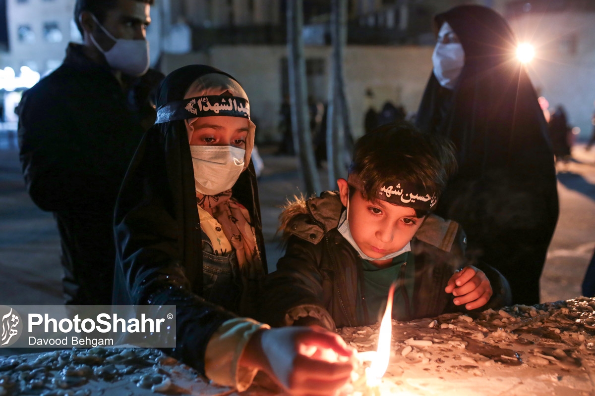 گزارش تصویری مراسم شام غریبان امام رضا(ع) در مشهد