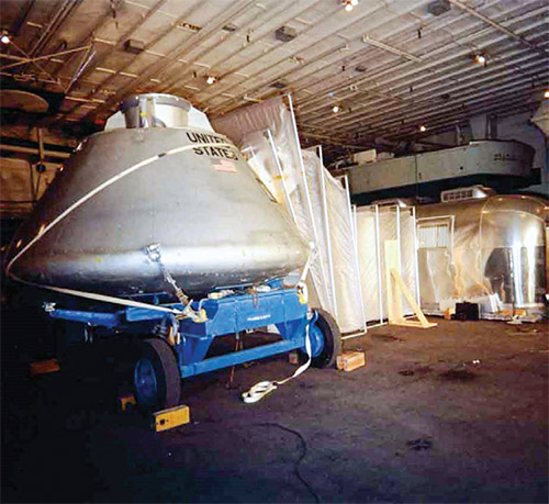 فضانوردان آپولو ۱۱ در قرنطینه