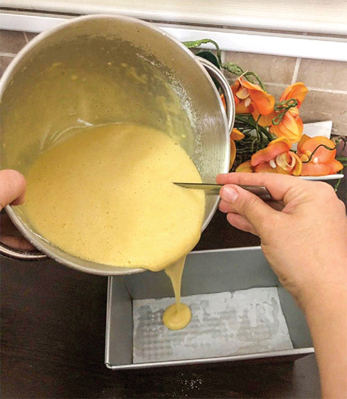 کیک هل و گلاب