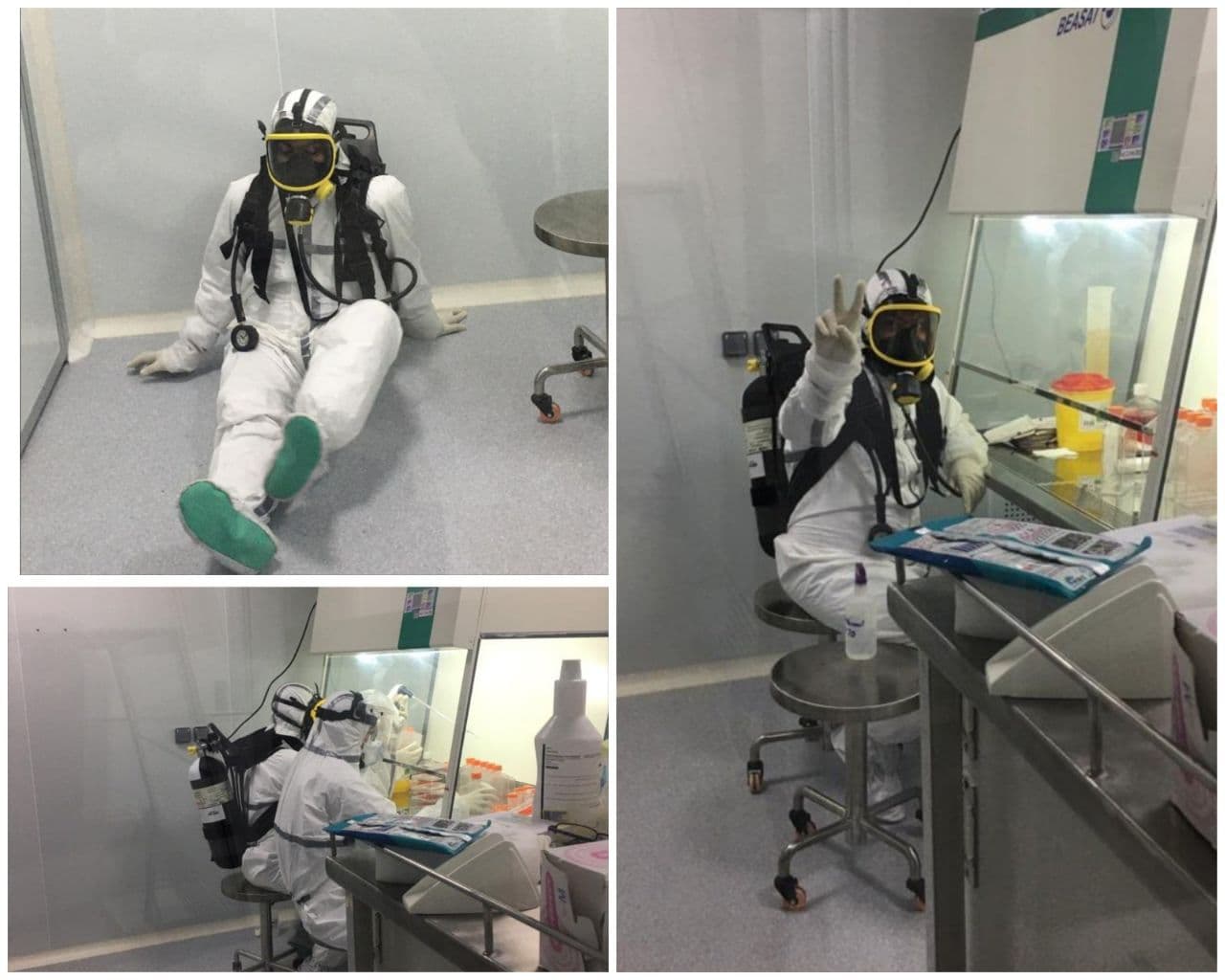 انتشار تصاویری از محققان ایرانی برای ساخت واکسن کرونا، برای اولین‌بار + عکس