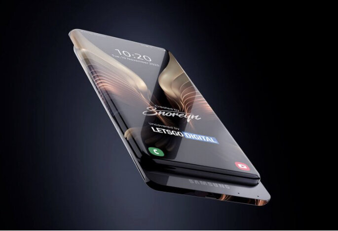 سامسونگ موبایل کشویی عجیب با ۲ نمایشگر می‌سازد!