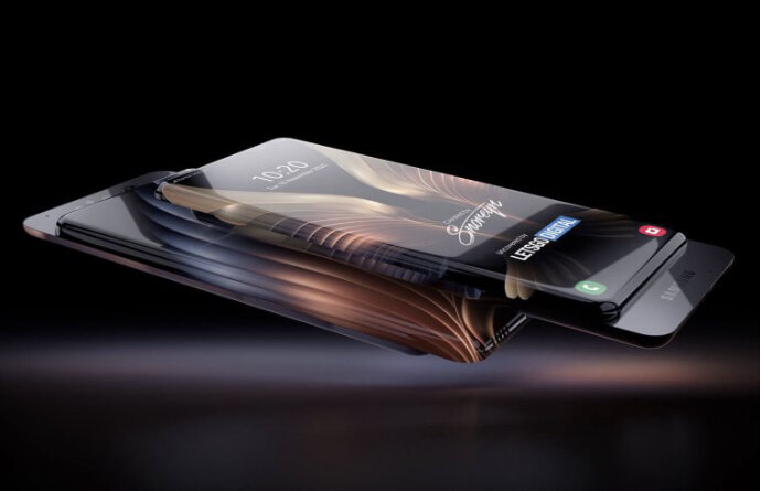 سامسونگ موبایل کشویی عجیب با ۲ نمایشگر می‌سازد!