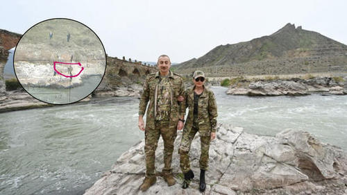 هدفگیری رئیسجمهور آذربایجان و همسرش توسط دوربین تک تیرانداز مرزی ایران + عکس هدفگیری رئیسجمهور آذربایجان و همسرش توسط دوربین تک تیرانداز مرزی ایران + عکس