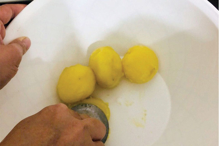 سیب زمینی سوخاری پنیری