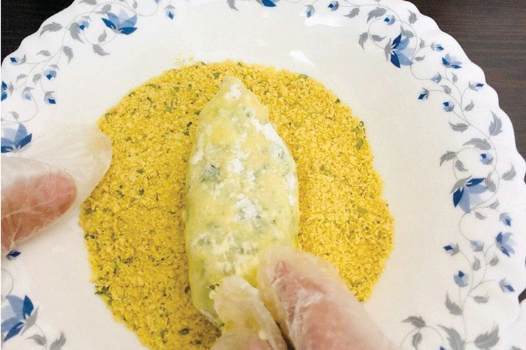 سیب زمینی سوخاری پنیری