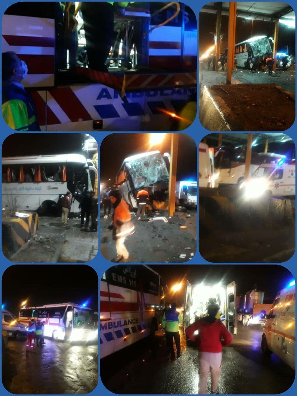تصادف اتوبوس با کیوسک عوارضی در قزوین + فیلم و تصاویر
