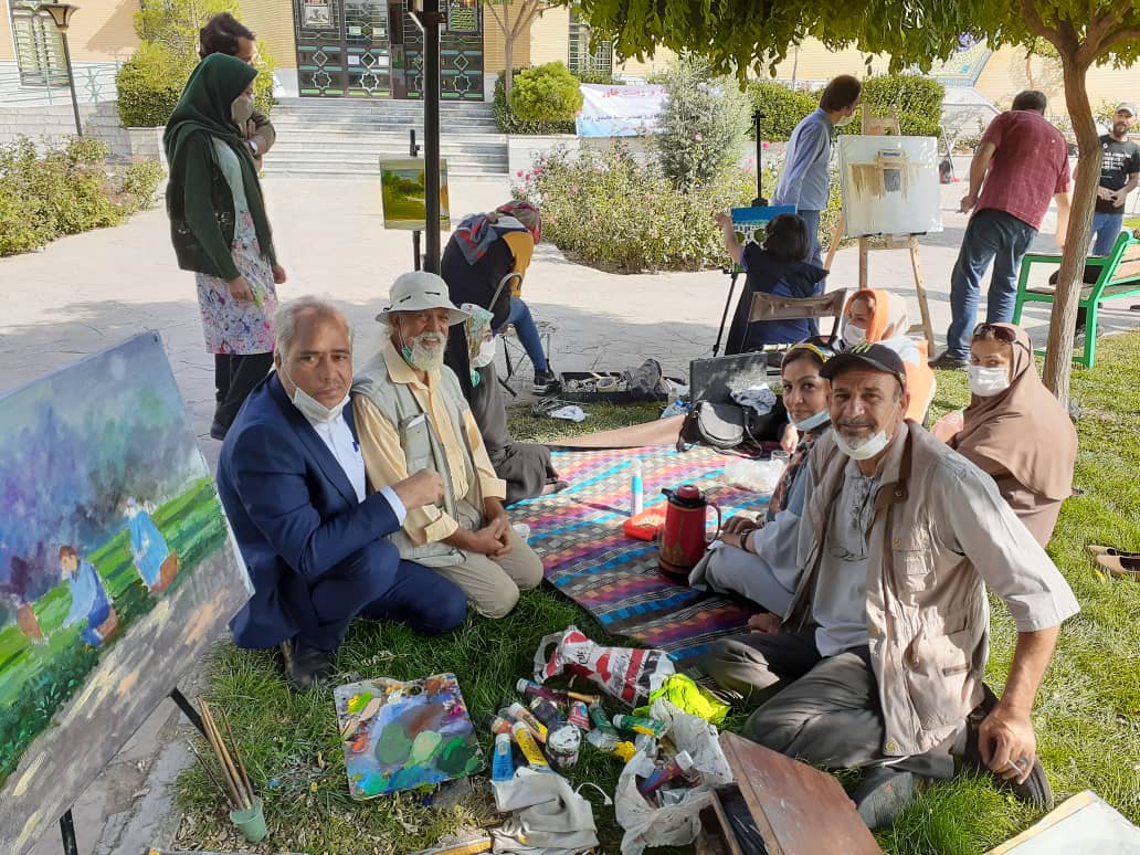 گفت‌وگو با استاد نقاش مشهدی که پایه‌گذار نشست‌های هنری پیشکسوتان «غدیر» است