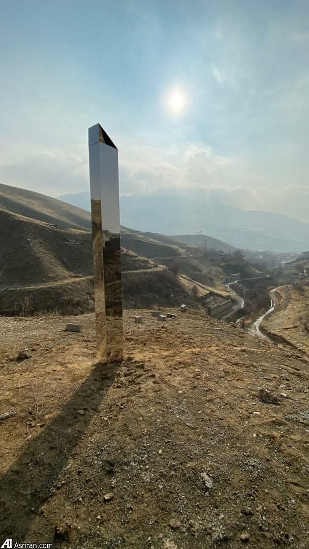 مشاهده &laquo;مونولیت&raquo; اسرار آمیز جهان در جاجرود ایران + تصاویر