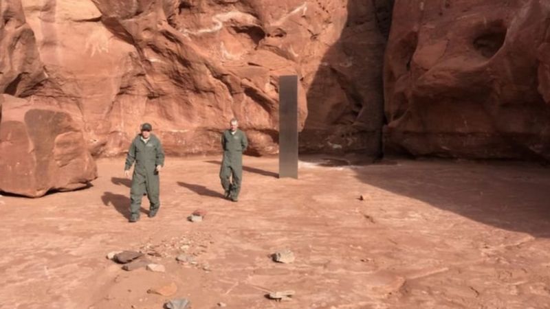 مشاهده &laquo;مونولیت&raquo; اسرار آمیز جهان در جاجرود ایران + تصاویر