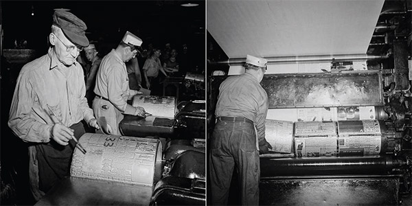 چاپ روزنامه در دنیایی که همه&zwnj;چیز دستی انجام می&zwnj;شد