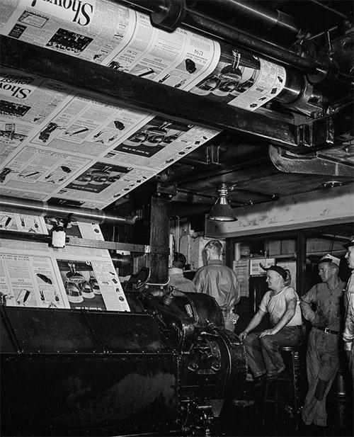 چاپ روزنامه در دنیایی که همه&zwnj;چیز دستی انجام می&zwnj;شد