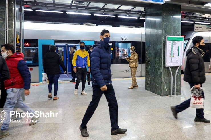 کاهش ۱۰ درصدی استفاده از قطارشهری مشهد در ۳ روز