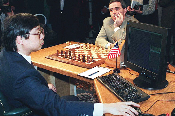 کاسپاروف از دیپ&zwnj;بلو شکست می&zwnj;خورد