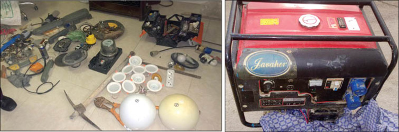 کشف عجیب لوازم مسروقه در پراید سارقان باغ&zwnj;ویلاهای بولوار شاهنامه مشهد + تصاویر