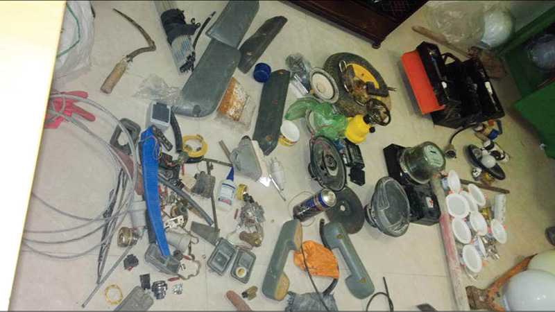 کشف عجیب لوازم مسروقه در پراید سارقان باغ&zwnj;ویلاهای بولوار شاهنامه مشهد + تصاویر