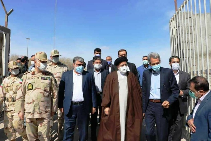 بازدید رئیس قوه قضائیه از مرز دوغارون در خراسان رضوی