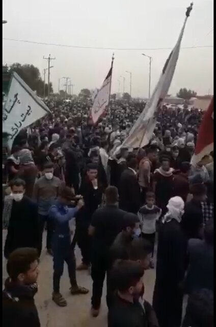 تصاویر مراسم ختم چند هزار نفری در شوش تصاویر مراسم ختم چند هزار نفری در شوش