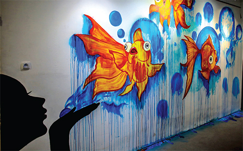 جسارت رنگ کردن دیوار‌های سفید