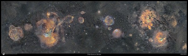 عکسی از کهکشان راه شیری که ۱۲ سال طول کشیده تا تکمیل شود!