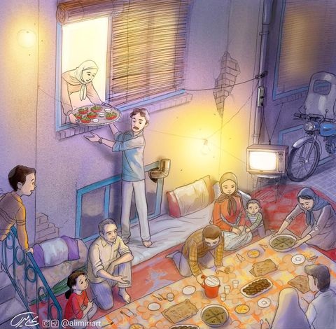 گفتگو با علی میری، خالق مجموعه نقاشی&zwnj;های نوستالژیک