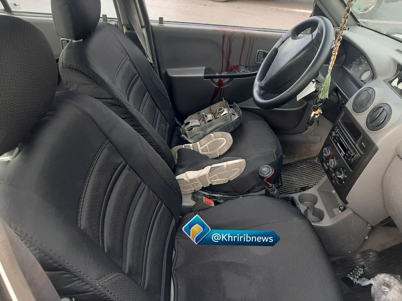 فوت راننده پراید بر اثر واژگونی خودرو در بزرگراه کلانتری مشهد + عکس فوت راننده پراید بر اثر واژگونی خودرو در بزرگراه کلانتری مشهد + عکس