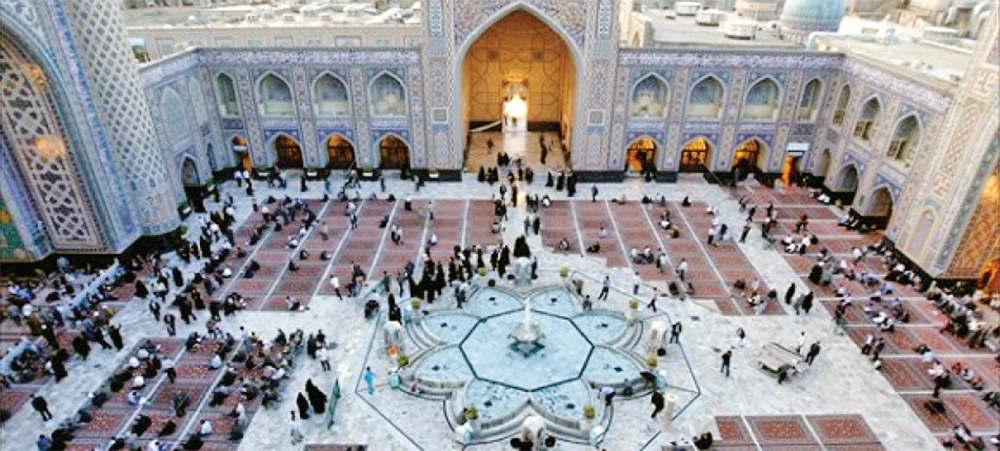 حوضها و سنگابهای حرم مطهر حوضها و سنگابهای حرم مطهر