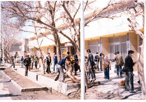 شاگرد مدرسه عابدزاده در جبهه انقلاب اسلامی