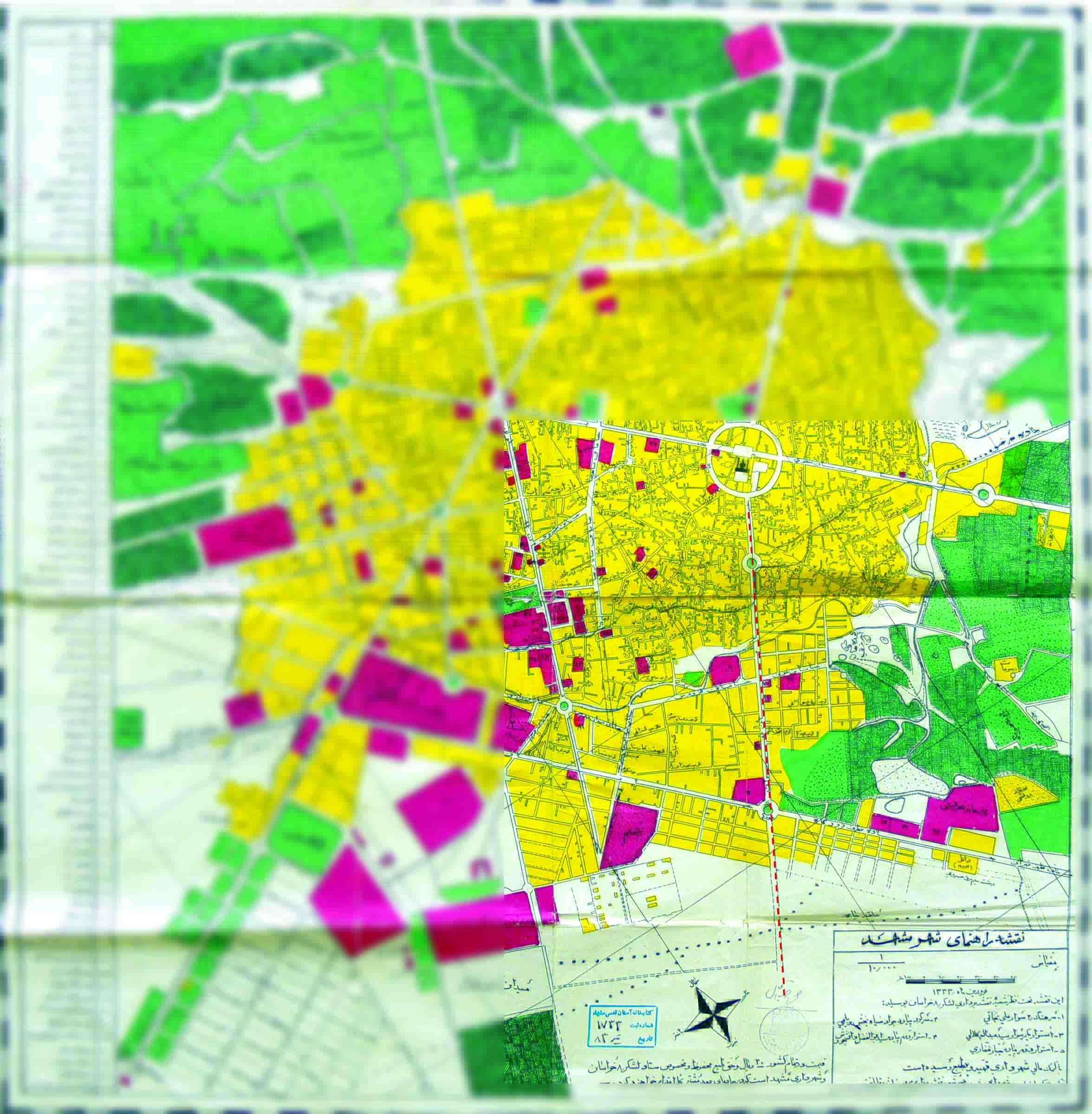 خیابان امام رضا (ع)؛ مدرن‌ترین خیابان مشهد در دهه ۳۰ + نقشه