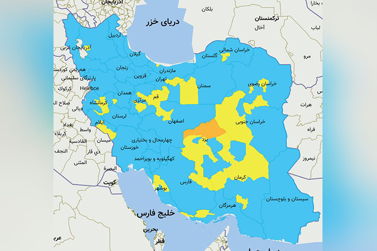 خیز زمستانی امیکرون در مشهد و خراسان رضوی