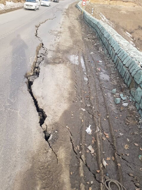 رانش زمین، محور چالوس را بست (۲۱ اسفند ۱۴۰۰) + تصاویر