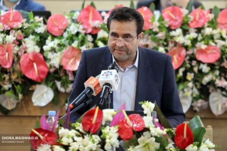 نطق حسن کریمدادی، رئیس کمیسیون ایثارگران شورای اسلامی مشهد در سی‌امین جلسه علنی