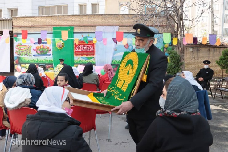 سفره کرامت رضوی برای دانش آموزان استثنایی مشهد برپا شد