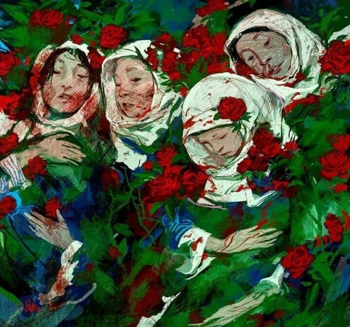هنرمندان ایرانی در کنار مردم افغانستان | اثر حسن روحالامین برای دخترکان شهید کابل + طرح و شعر هنرمندان ایرانی در کنار مردم افغانستان | اثر حسن روحالامین برای دخترکان شهید کابل + طرح و شعر