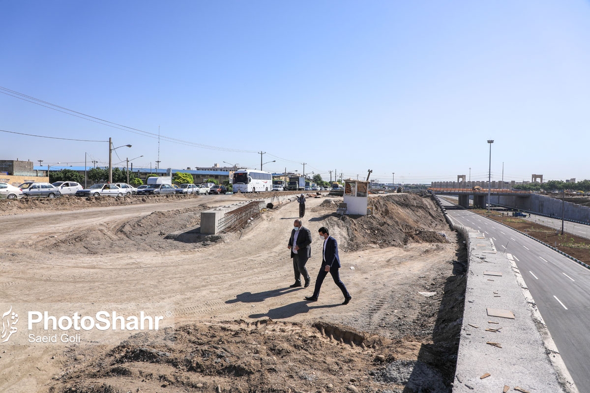 فاز اول پروژه تقاطع غیر همسطح زندگی (مصلی) به بهره برداری رسید