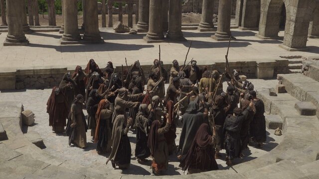 تصاویری تازه از سریال «سلمان فارسی» با بازی فرهاد اصلانی