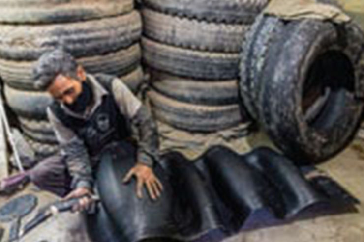 اینجا لاستیک&zwnj;ها دلو می&zwnj;شوند