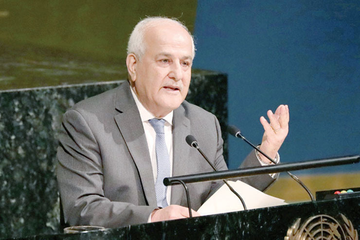 نماینده فلسطین در سازمان ملل: به کمک‌های متظاهرانه سازمان ملل نیاز نداریم