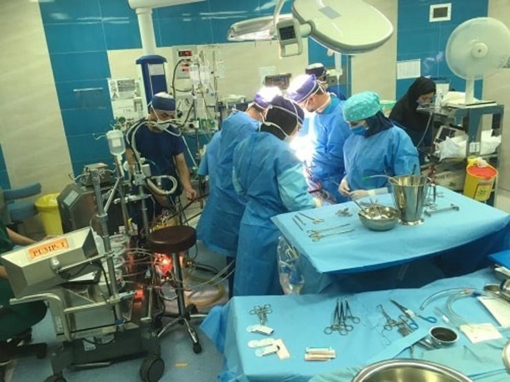 انجام موفق هفتاد و سومین عمل پیوند قلب در مشهد