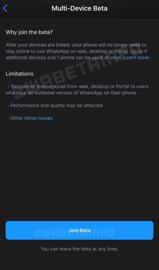 اطلاعاتی جدید از قابلیت استفاده همزمان از واتس&zwnj;آپ در چند دستگاه