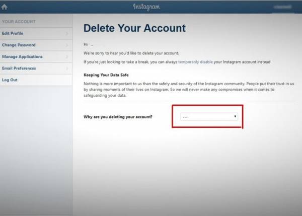 اکانت اینستاگرام را چگونه حذف کنیم؟ اکانت اینستاگرام را چگونه حذف کنیم؟
