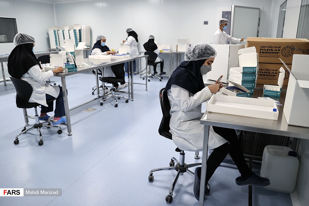 خط تولید واکسن برکت + تصاویر