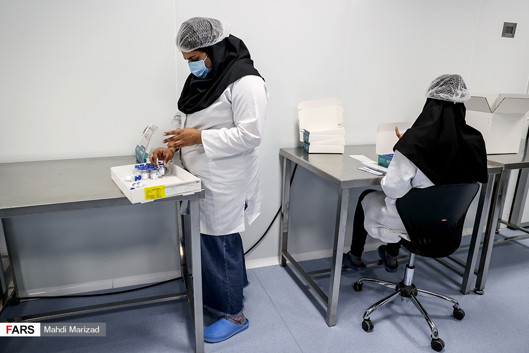 خط تولید واکسن برکت + تصاویر