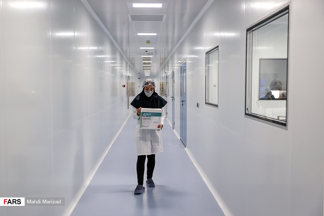 خط تولید واکسن برکت + تصاویر