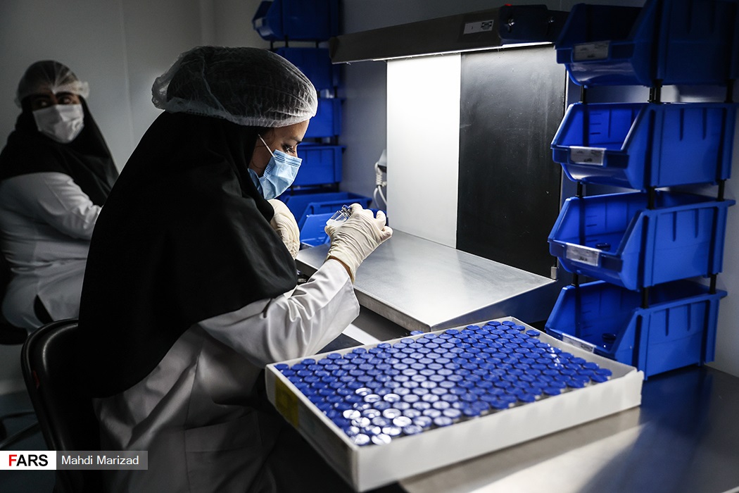 خط تولید واکسن برکت + تصاویر