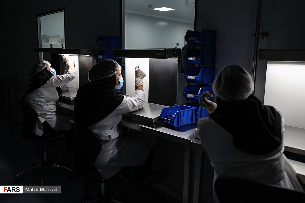 خط تولید واکسن برکت + تصاویر