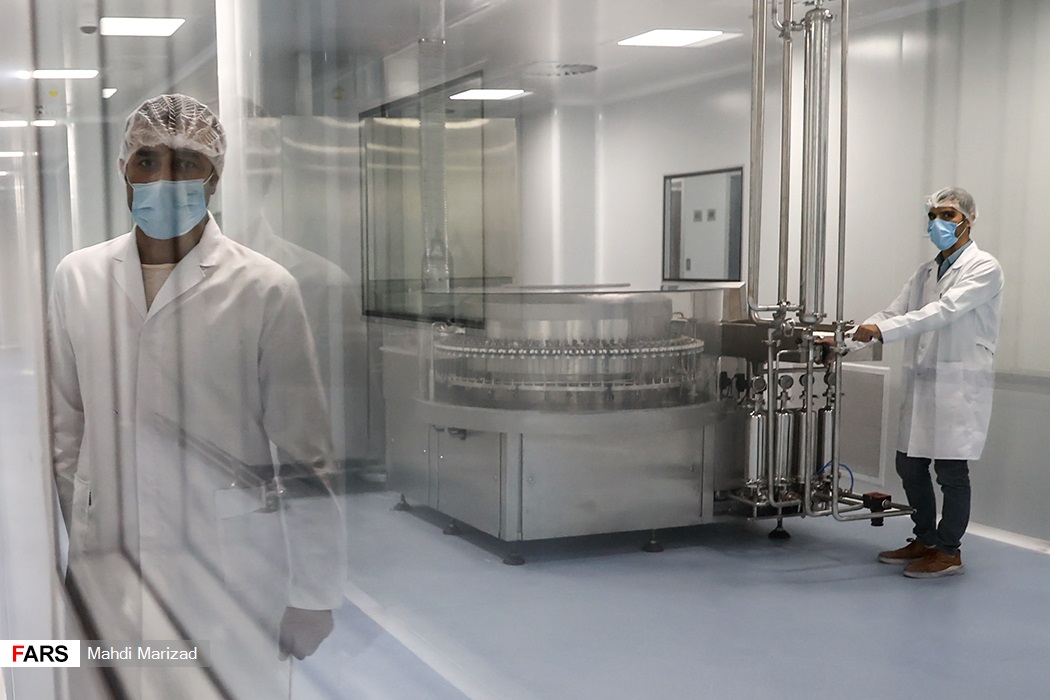 خط تولید واکسن برکت + تصاویر