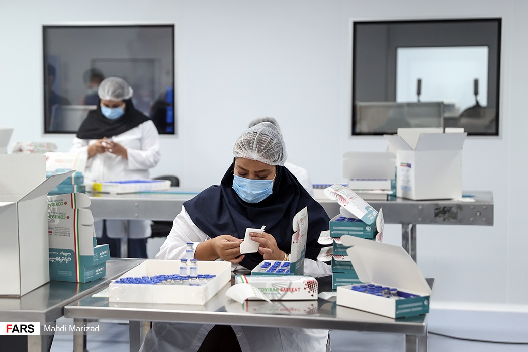 خط تولید واکسن برکت + تصاویر