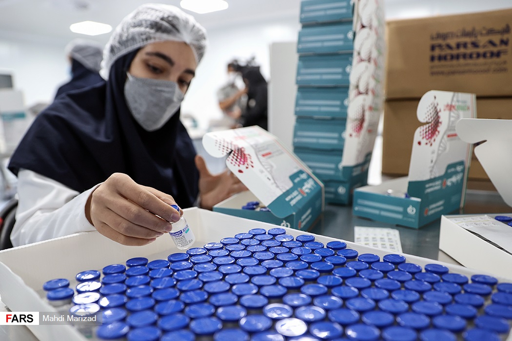 خط تولید واکسن برکت + تصاویر