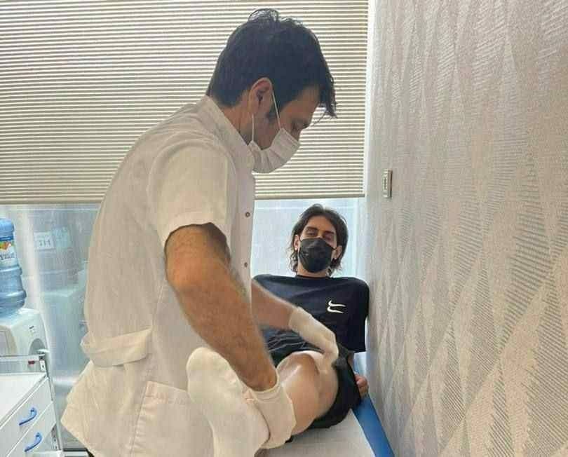 نادری در تست پزشکی تیم آلتای ترکیه+عکس نادری در تست پزشکی تیم آلتای ترکیه+عکس