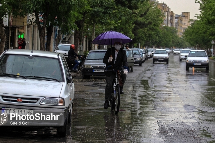 رگبار پراکنده باران در بیشتر نقاط کشور طی ۵ روز آینده